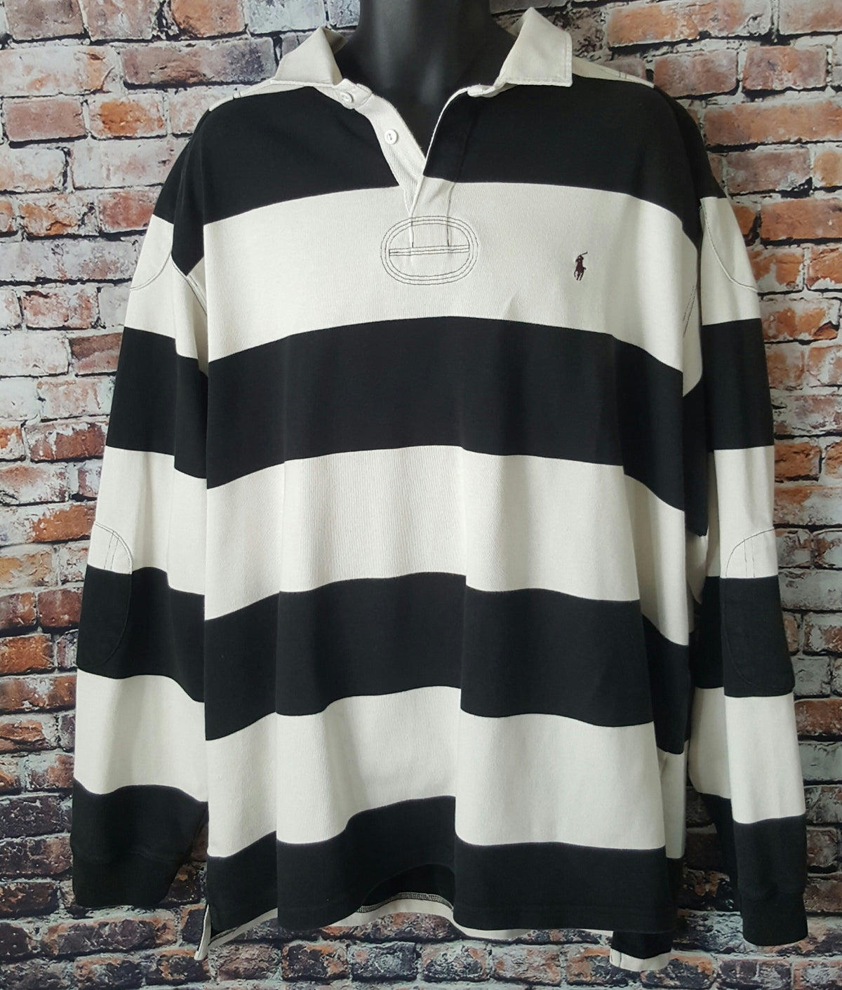 Guys Long Sleeve Pullover - Navy Blue