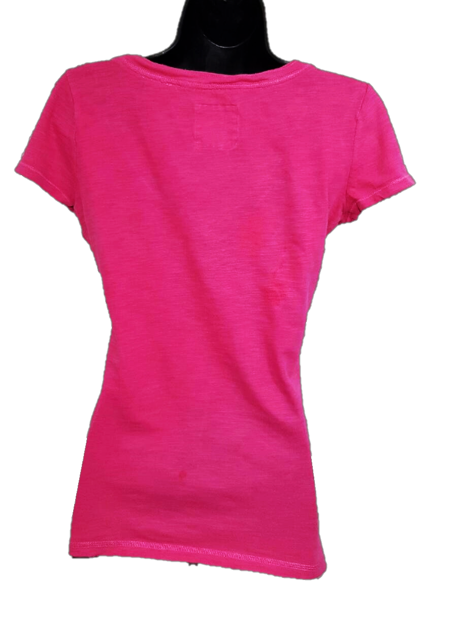 Hollister - Hot Pink V Neck