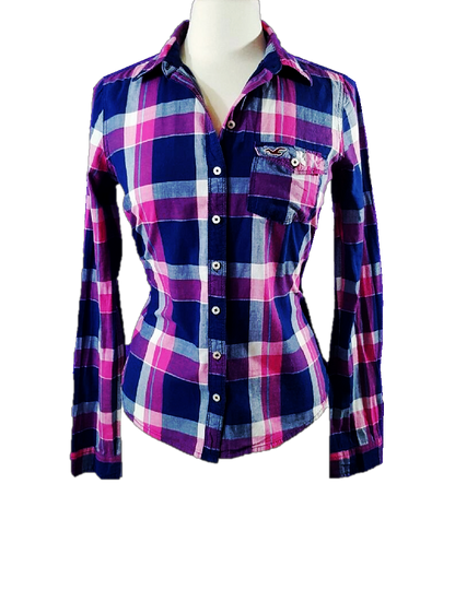 Hollister Plaid Top